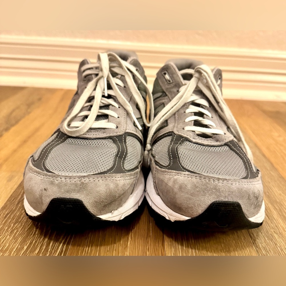 New Balance Men’s 990 GL5 Gray and White Athletic Shoes Size 12 Like New - Picture 4 of 10
